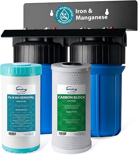 Miniatura 18 de iSpring WGB21B-CPB Sistema de Filtración de Agua para Toda la Casa de 2 Etapas Reduce Arsénico, Cadmio, Mercurio, Sedimentos, Cloro y hasta el 99%