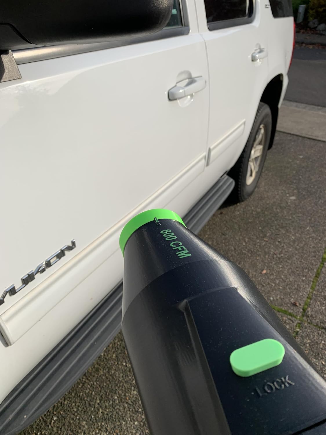 ArloCatcher Car Drying Nozzle for Greenworks Leaf Blower - Durable ABS Body with Soft TPU Tip - Compatible with Greenworks 80V 800 (BLB479)/750 CFM, 60V 780/660 CFM Leaf Blowers