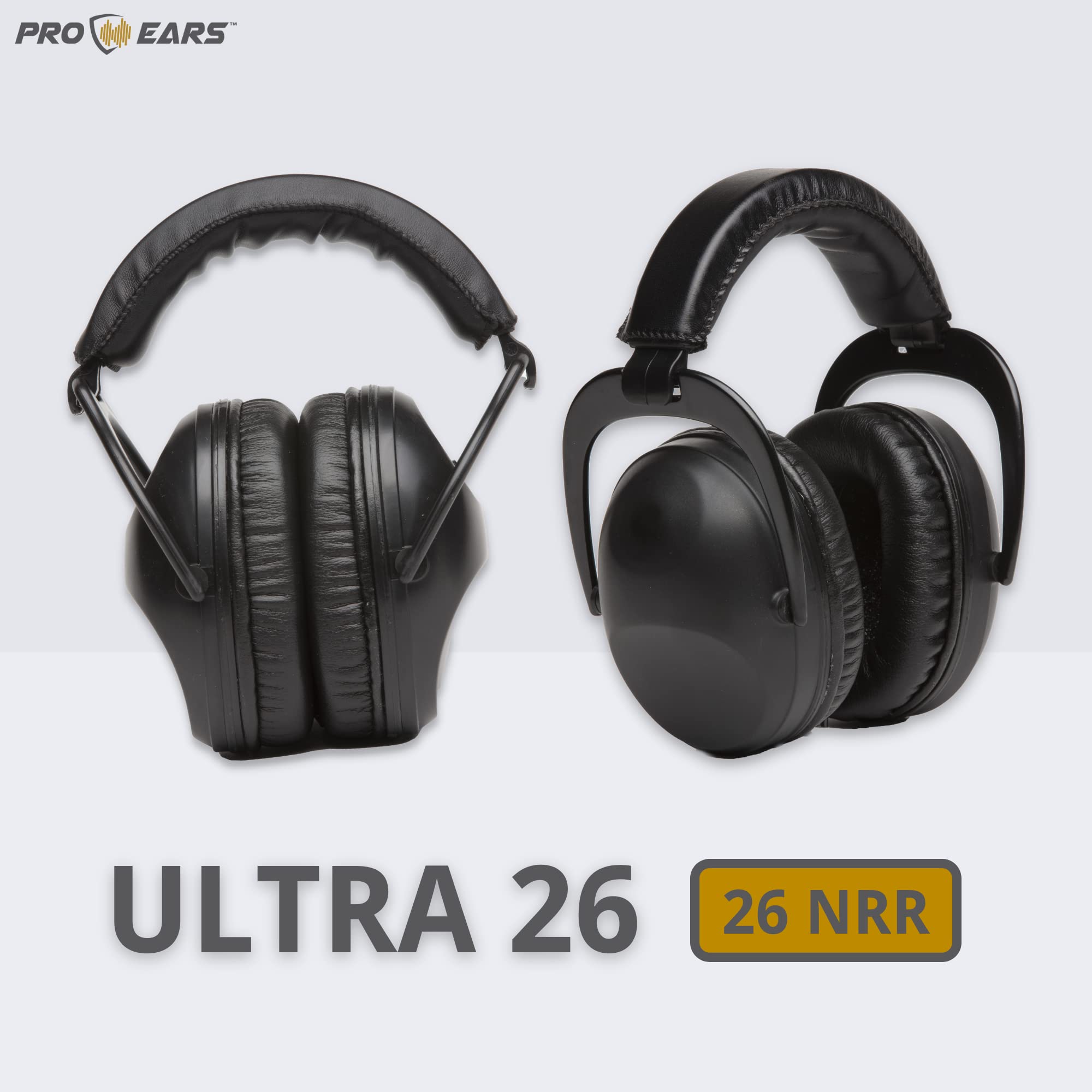 Pro Ears Ultra 26 MRI Kit, orejeras de protección auditiva segura para resonancia magnética, tapones para los oídos y bolsa de almacenamiento, NRR 26 dB
