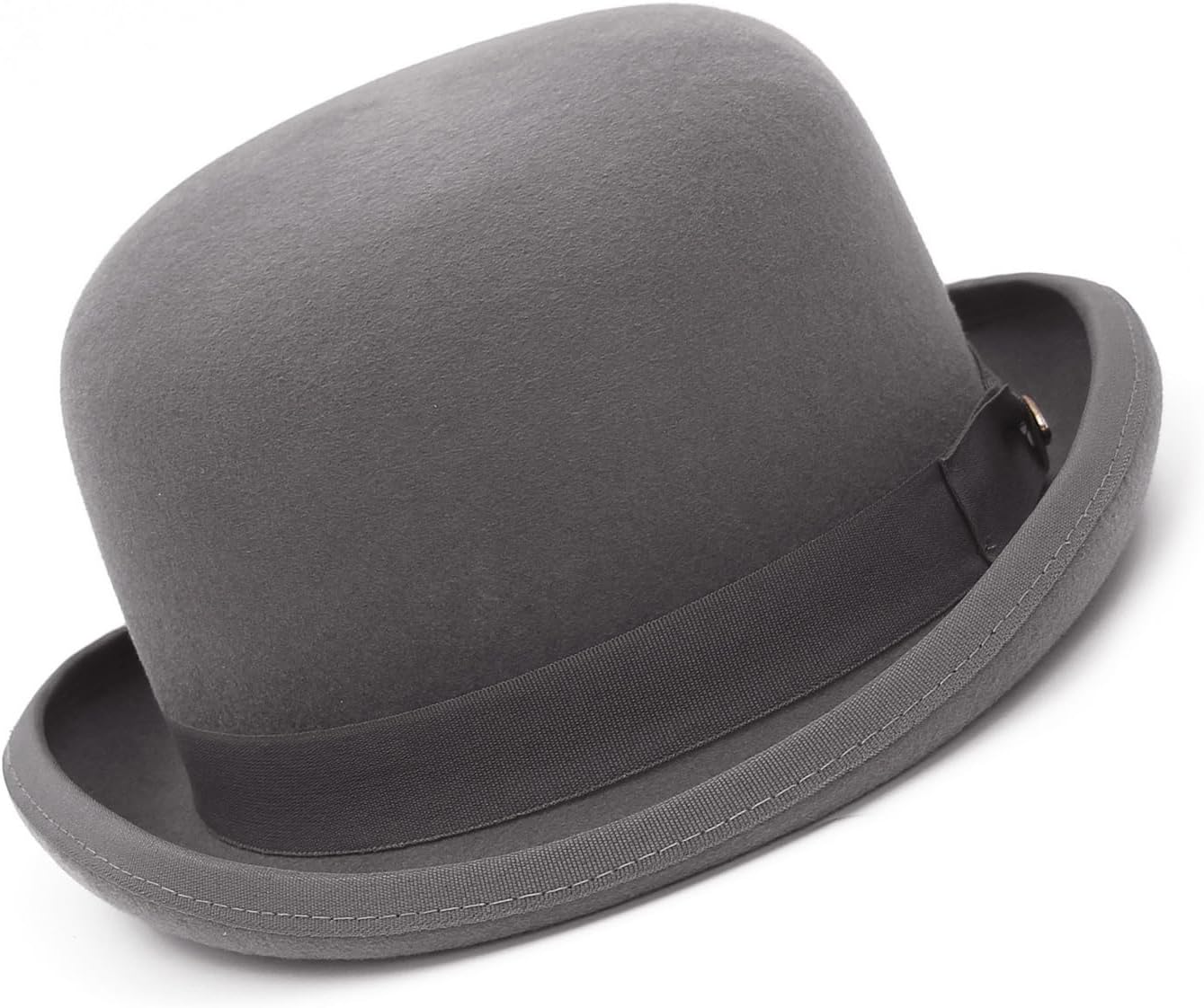 Roll Brims Hat for Masquerades Party Gentleman Wool Jazzy with Goggles Adult Concert Costume Wool Headpieces Fashionable Top Hats