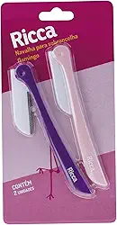 Ricca Navalha Para Sobrancelha Flamingo