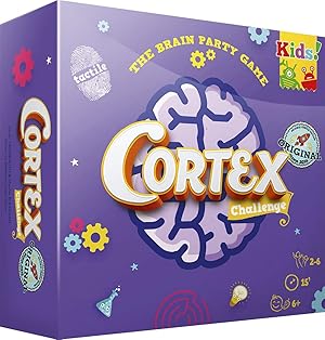 Asmodee - Cortex Challenge Kids: Viola, Gioco da Tavolo, Sfide per la Mente, 2-6 Giocatori, 6+ Anni, Edizione in Italiano