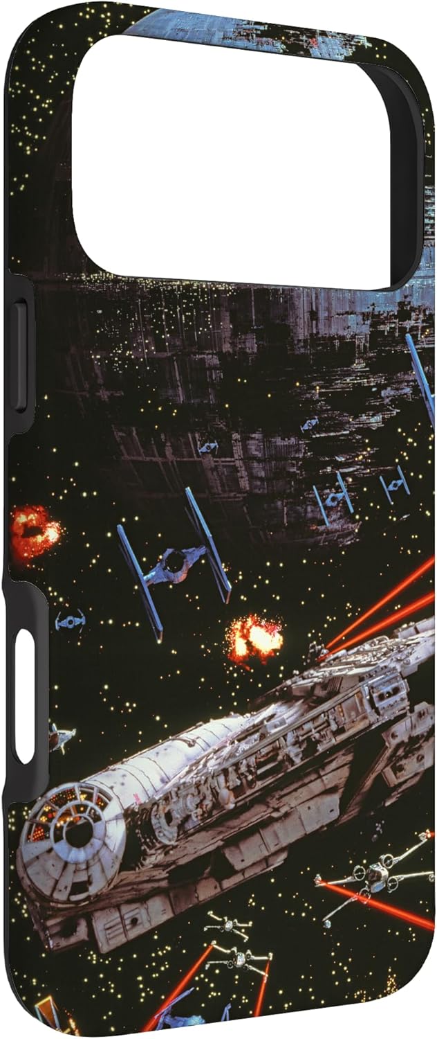 Star Wars Return of the Jedi Death Star II Battle Black Case for iPhone 17 Pro Max