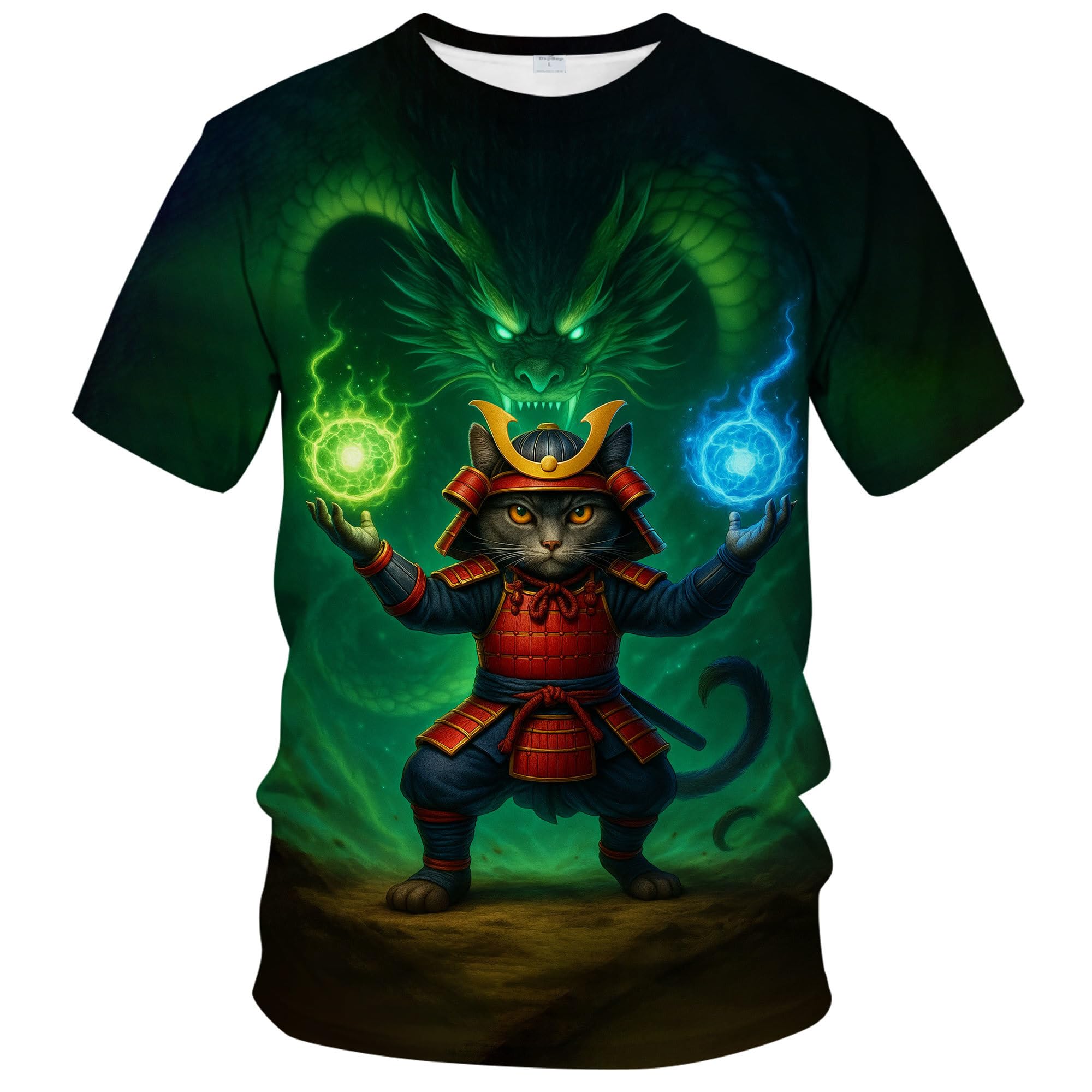 Blissboy Funny Japanese Samurai T-Shirt
