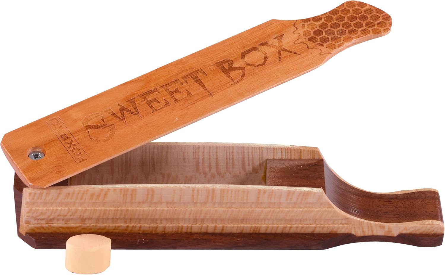 FOXPRO Sweet Box Honey Locust and Speckled Sycamore Wood Turkey Box Call