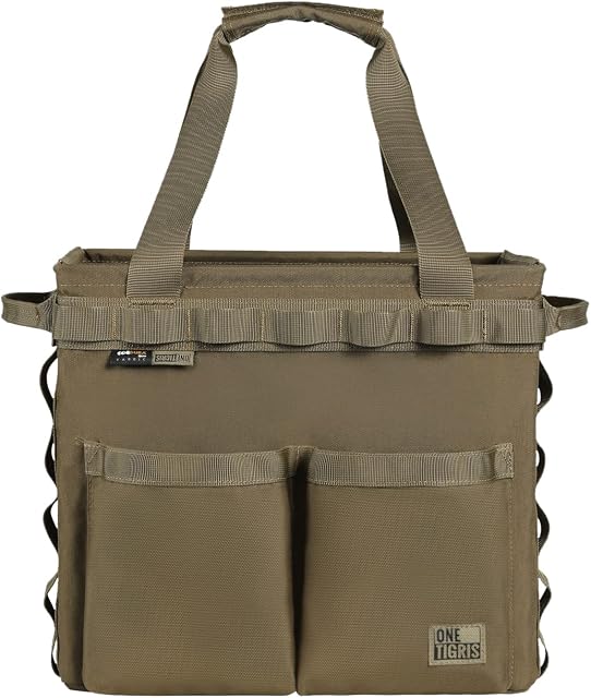 OneTigris Camping Storage Bag with Handles, 25L Collapsible Tactical Utility Tote Bag for Outdoor Camping Travel Picnic Garage Trunk Organizer