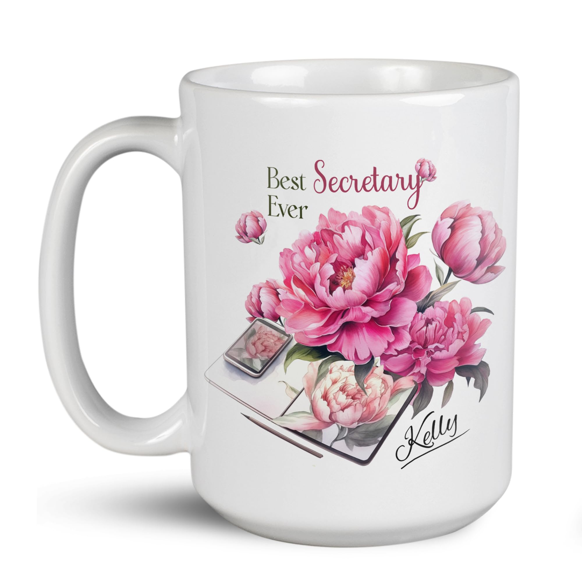Personalized Secretary Coffee Mug, Best Secretary Ever Mug, Customized Tea Mug With Name, Gift For Secretary, Unique Secretary Coffee Mug, Custom
