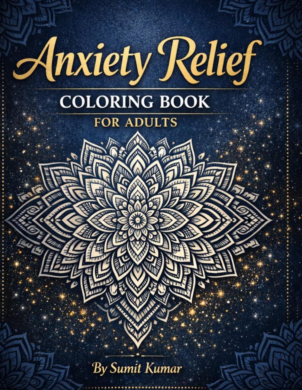 Anxiety Relief Coloring Book for Adults I Mindfulness Coloring to Soothe Anxiety, Reduce Stress, and Promote Relaxation: 50 Calming Designs Including ... Scenes for Relaxation and Mental Wellness