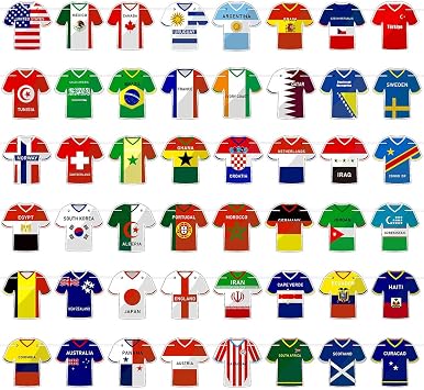 Soccer Party Decorations Jersey Flags Bunting Banner Hanging