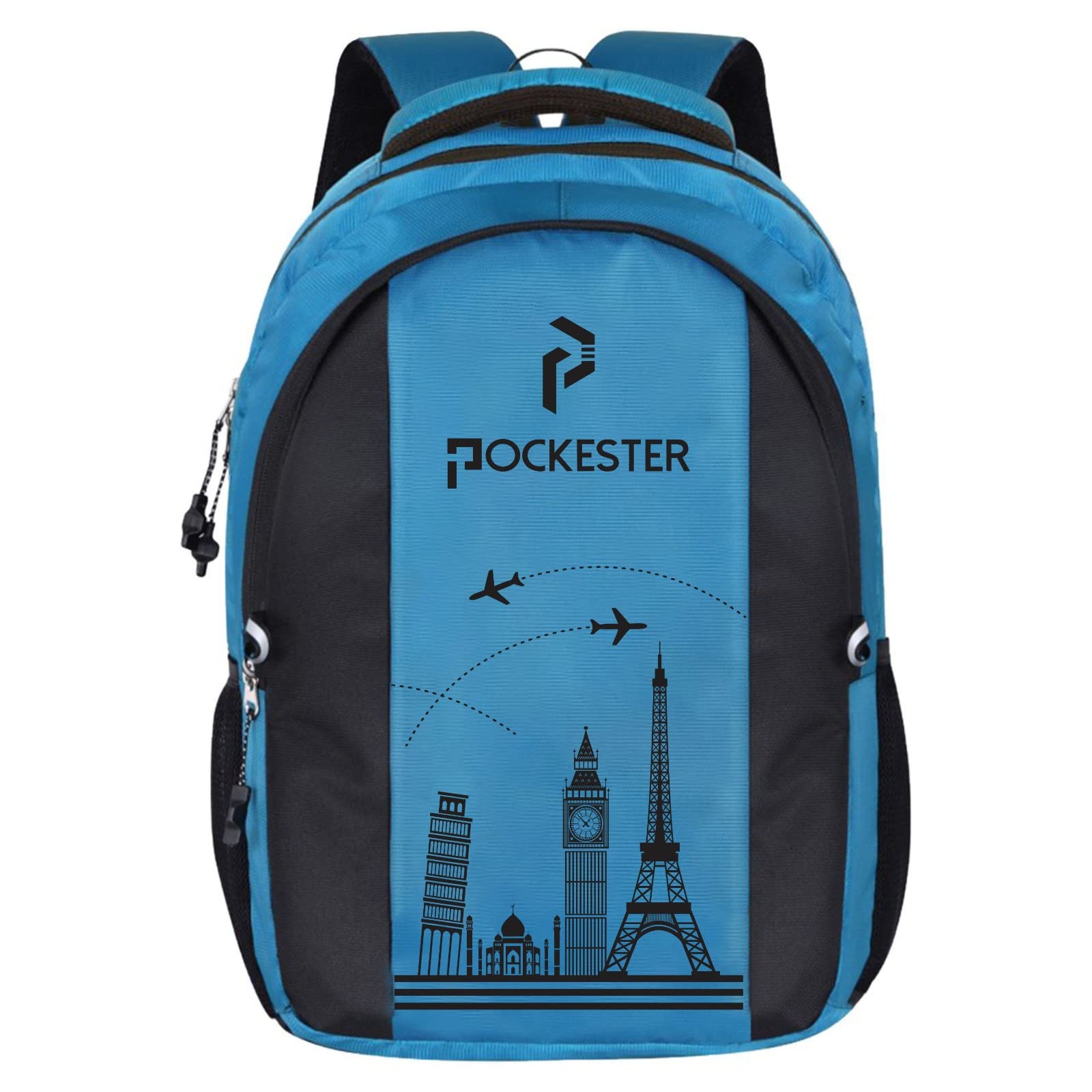 Pockester 35L Water Resistant Large Laptop/Office/College/School/Travel Casual Design Unisex Backpack (Fits up 15.6 inch laptop) (Sky Blue)… (B0C53D5K2F) Amazon Price History, Amazon Price Tracker