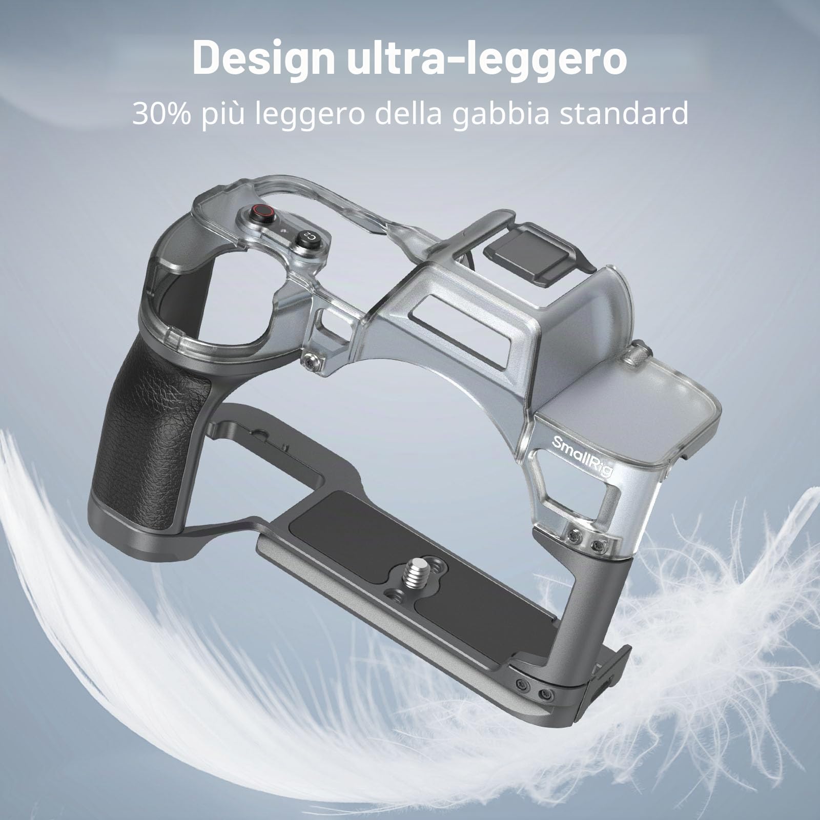 SMALLRIG A7 IV Hybrid Modular Case solo per Sony Alpha 7 IV, custodia per fotocamera con protezione completa, impugnatura ergonomica e piastra integrata per Arca-Swiss – 4798