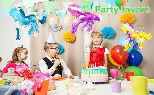 Miniatura 5 de Roaqua Paquete de 30 mini juguetes para ansiedad con forma de caballo pequeño, para autismo, regalo de fiesta de cumpleaños, para escuela, aula,