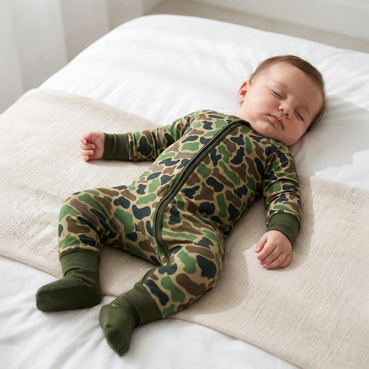 Weiwei Pajamas for Baby Boys & Girls Footies, Viscose from Bamboo Baby Romper, Baby Sleepers, 2-Way Zippy PJs, YKK