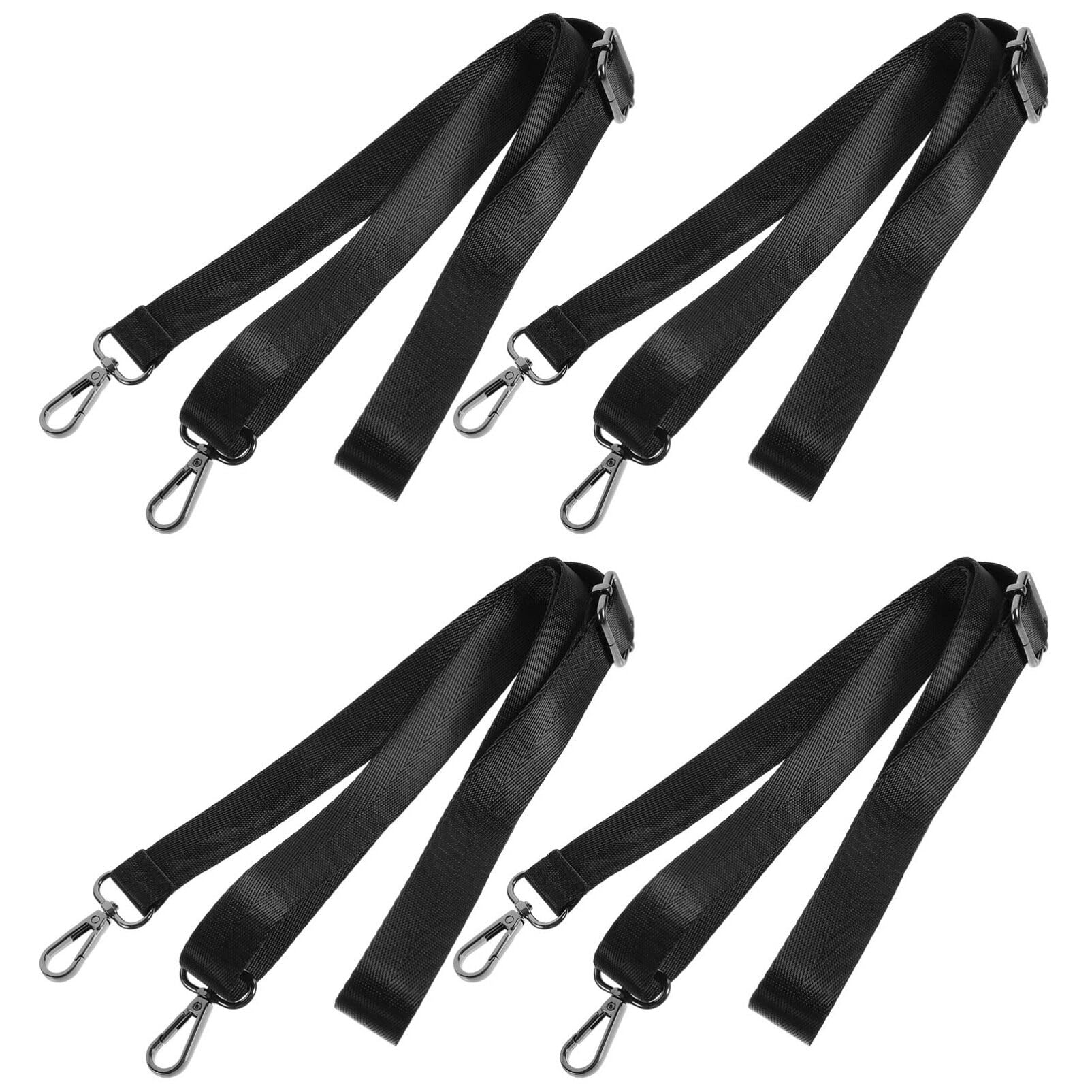 POPETPOP Elastic Horse Blanket Leg Straps 4 Pack Adjustable Leg Bands Secure Snap Buckles