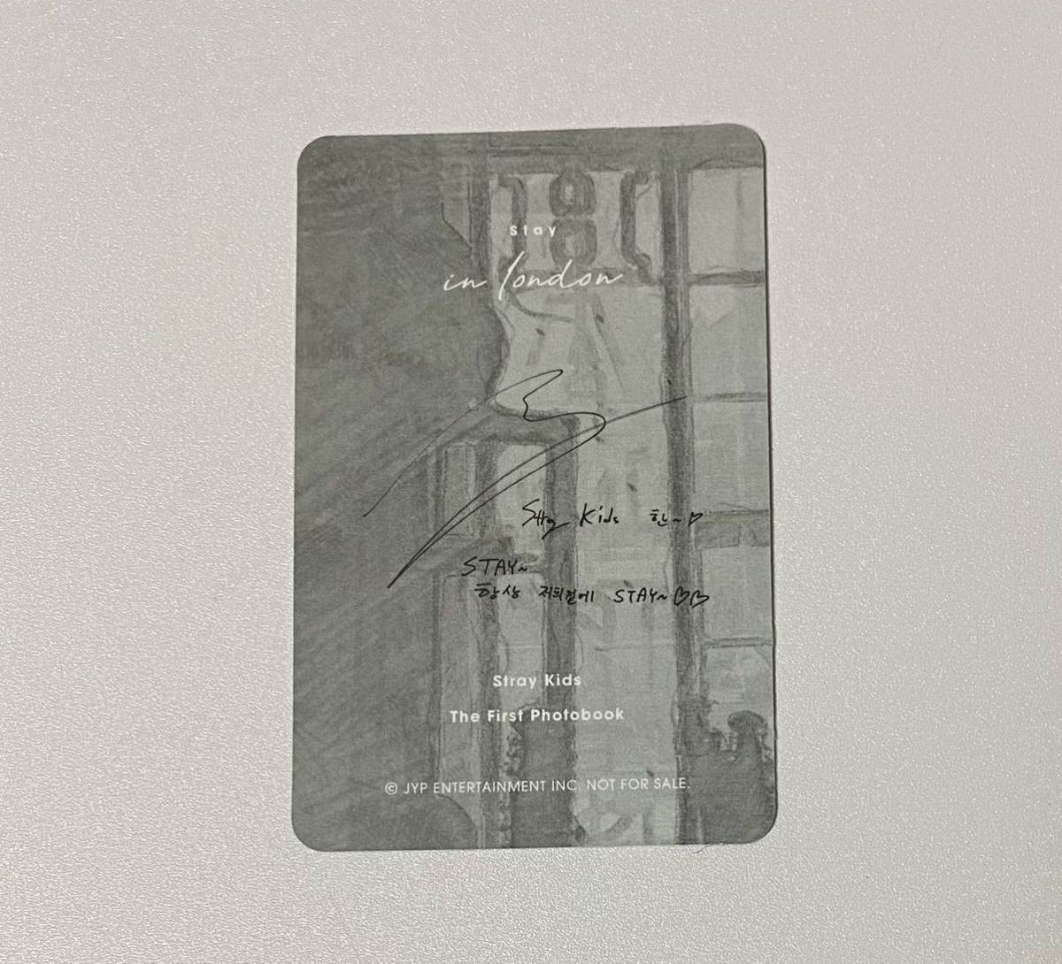 Stray Kids Han The First Photobook Stay in London Bonus Trading