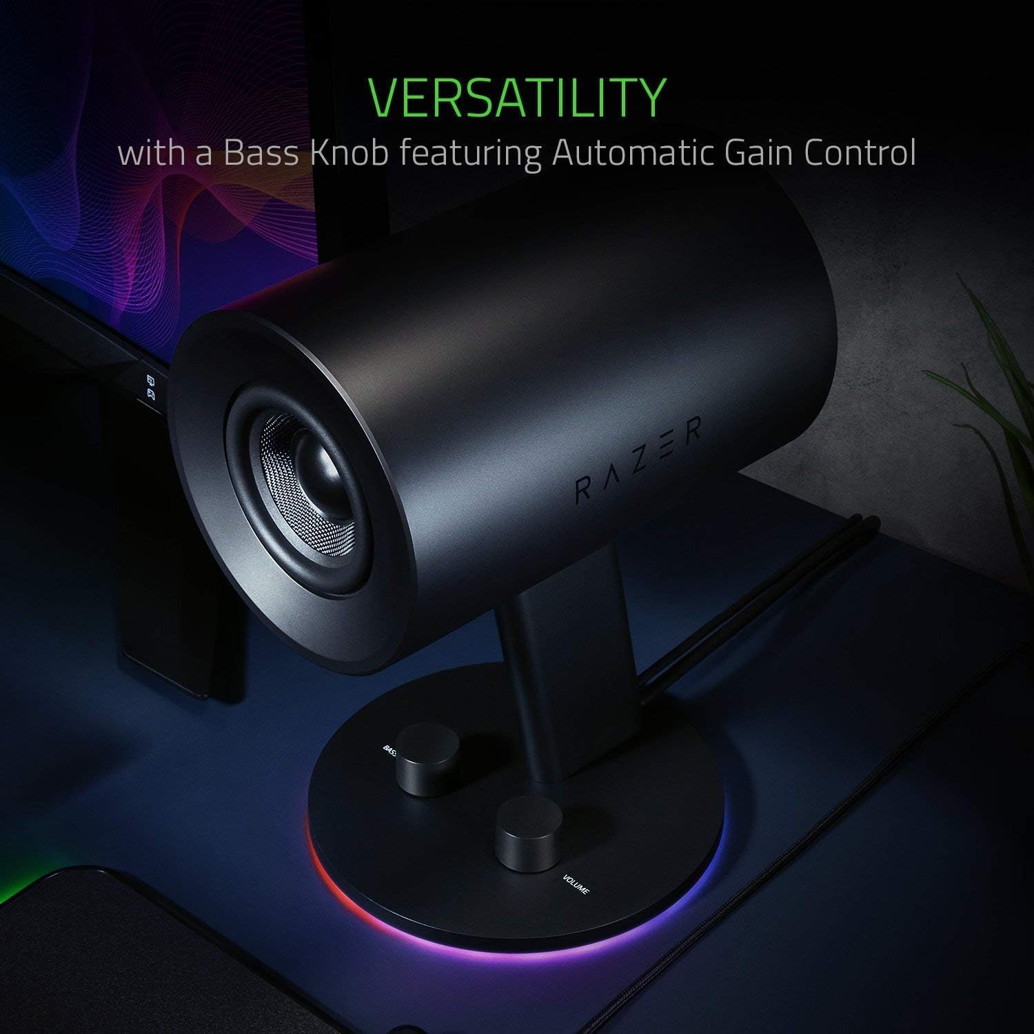 Razer Nommo Chroma - PC için 2,0 oyun hoparlörü ses sistemi (USB