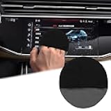 Car Screen Cleaner, 4.21''×4.21'' Microfiber Dashboard Wipes, Round Microfiber Cloth, Car Display Wipes,Vehicle Screen Cleaner Tool Universal for Car Dashboard Car Display Car Interior Tools (Black)