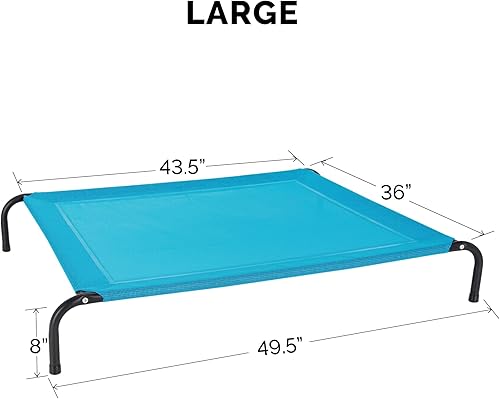 Miniatura 3 de FurHaven Cunas elevadas para mascotas  Hamaca de malla de nailon refrescante y transpirable para perros grandesfácil de montarduradera y