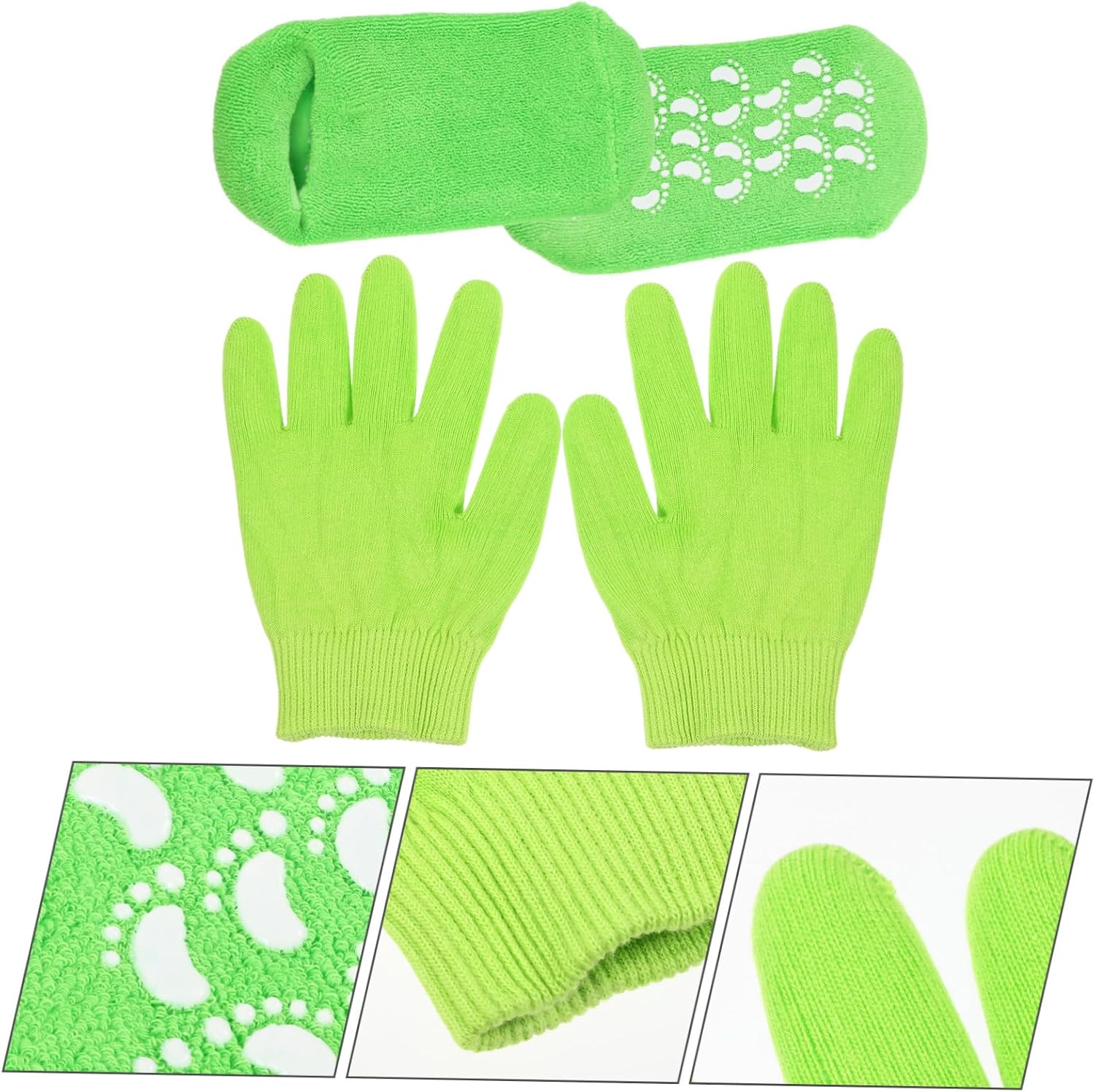 Moisturizing Hand and Foot Care Gloves Socks Pedicure Women Socks Foot Care Dry Hand Moisturizing