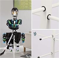 Vista 3 de Estante de Secado para Equipo de Hockey Estante de Secado de Hockey de Metal Almacenamiento de Equipo Deportivo para Secar y Guardar Equipo