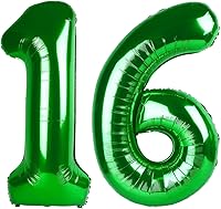 Vista 80 de Globos con números con estampado de vaca, globos de 40 pulgadas del número 0-9 (cero-nueve), globo de vaca para suministros de fiesta de cumpleaños