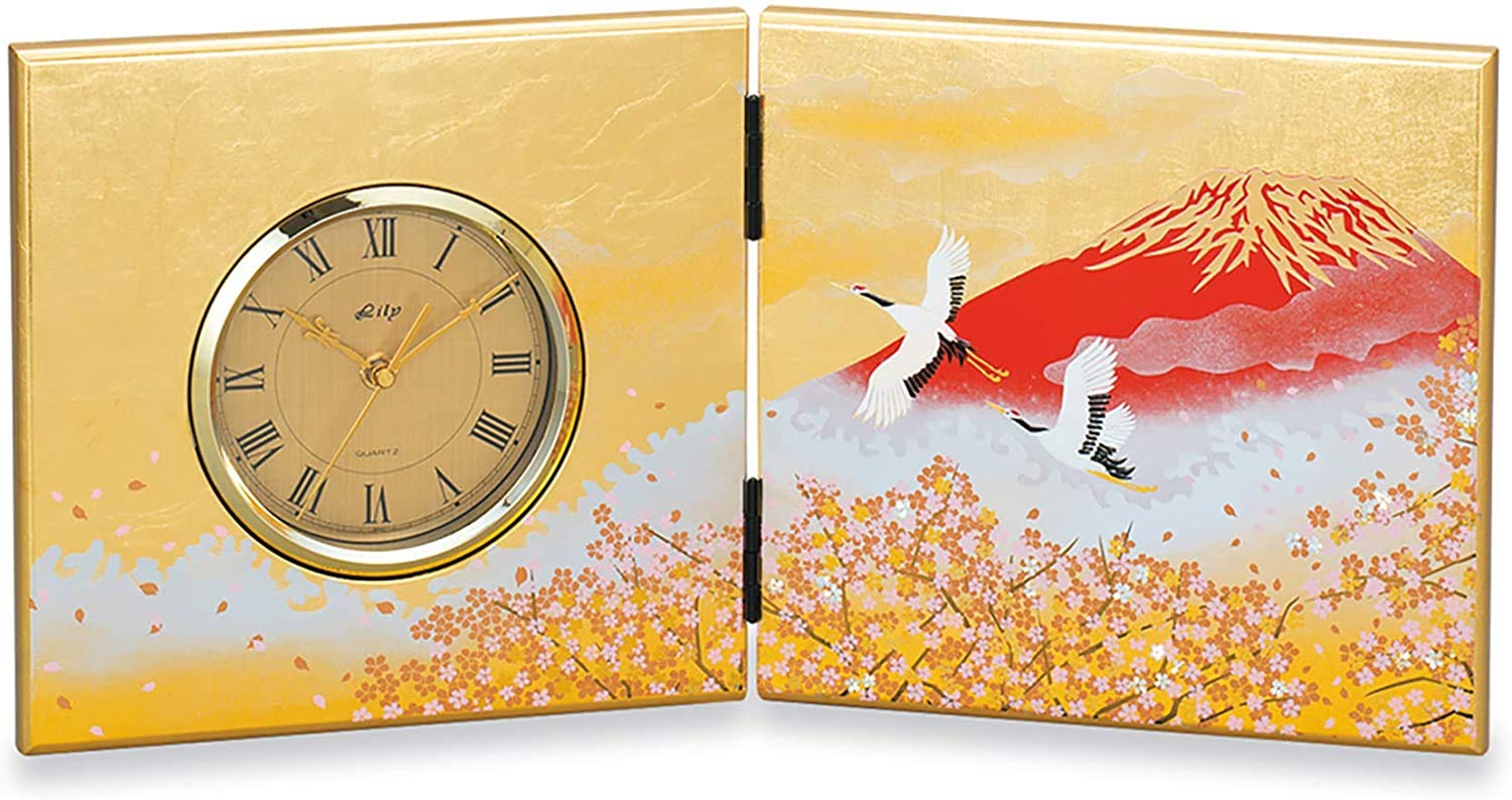 山中漆器 箔工芸 屏風時計 飛翔富士 Amazon.co.jp: 山中漆器 箔工芸 屏風時計 飛翔富士 大 : ホーム