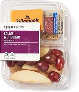 Amazon Kitchen, Salami & Cheddar Snack Box, 5.88 Oz