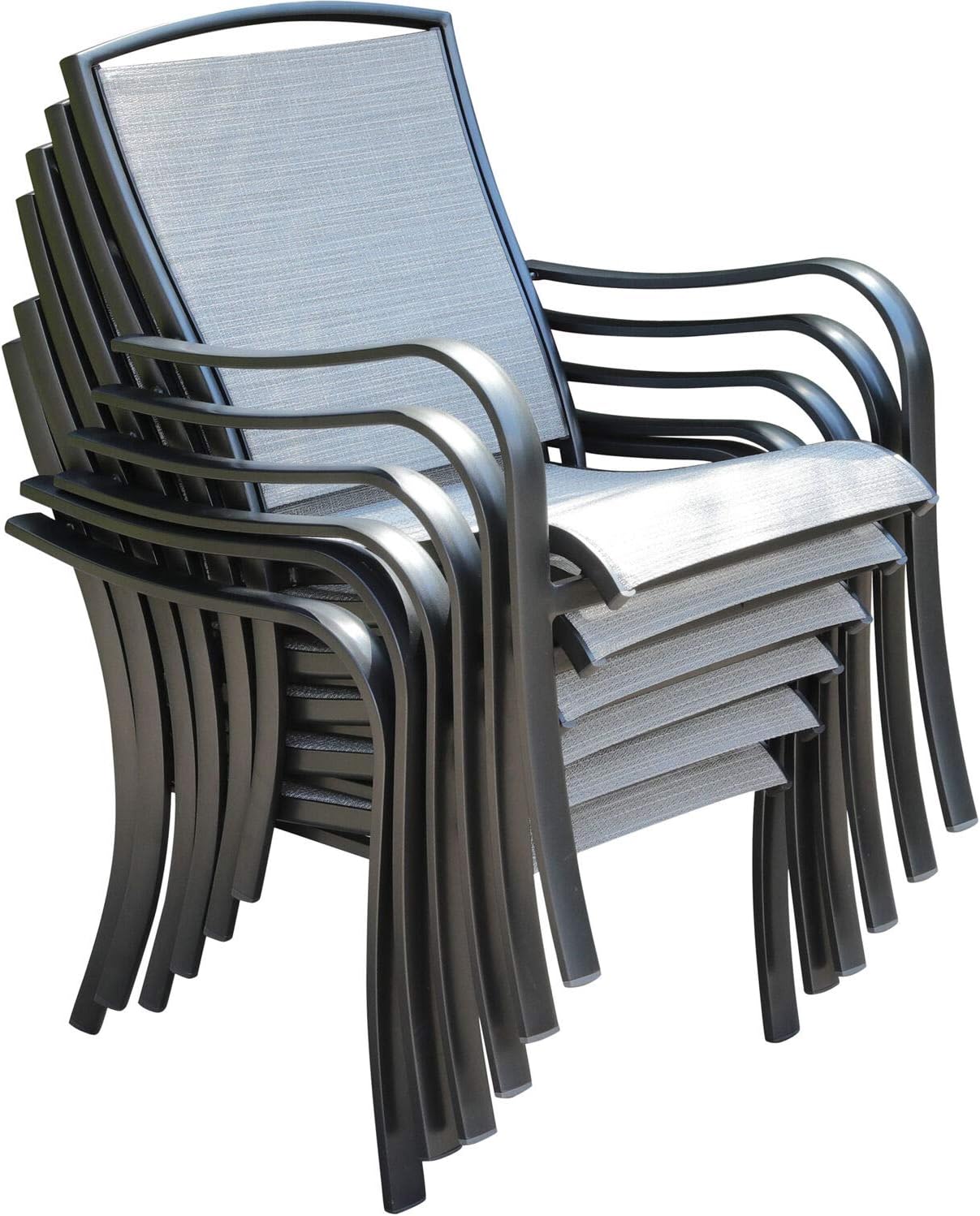Hanover Foxhill All-Weather Grade Aluminum Lounge Chair with Sunbrella Fabric, FOXHLSDCHR-1GMASH Commercial Outdoor Furniture, Gunmetal/Ash Sling : Patio, Lawn & Garden
