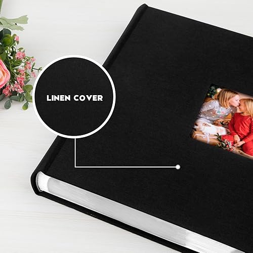 Miniatura 4 de Álbum de fotos de 600 bolsillos de 4 x 6 pulgadas con espacio de escritura, álbum de fotos de gran capacidad de 4 x 6 pulgadas con capacidad para