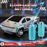 JSCARES 1:24 RC Car Toys, All Terrain High Speed 2WD RC Truck with Light and Loadspace, 2.4GHz Off-Road Vehicles Remote Control Car, Electric Vehicle Toys Gift for Boys Girls Age 3+
