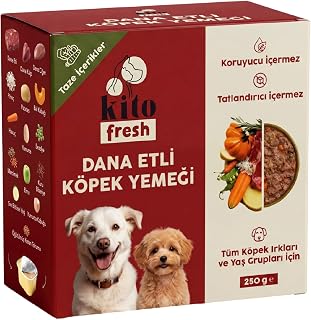 Kito Fresh Dana Etli Köpek Yemeği%100 Taze İçerikl