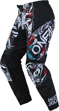 ONEAL Element Attack Mens Pant Black/White 30