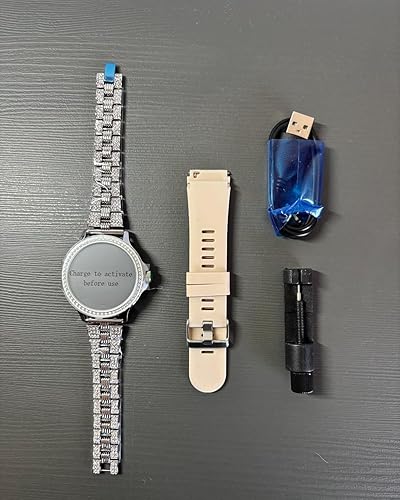 Miniatura 9 de Smart Watches for Women(Answer/Make Calls) with Diamonds, 1.3” HD Bluetooth Smart Watch for Android iOS Phones, IP68 Waterproof Fitness Activity