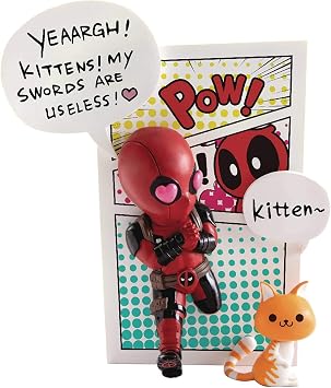Beast Kingdom Marvel Comics Mea-004 Deadpool Jump Out of 4th Wall Mini Egg Attack Action Figure