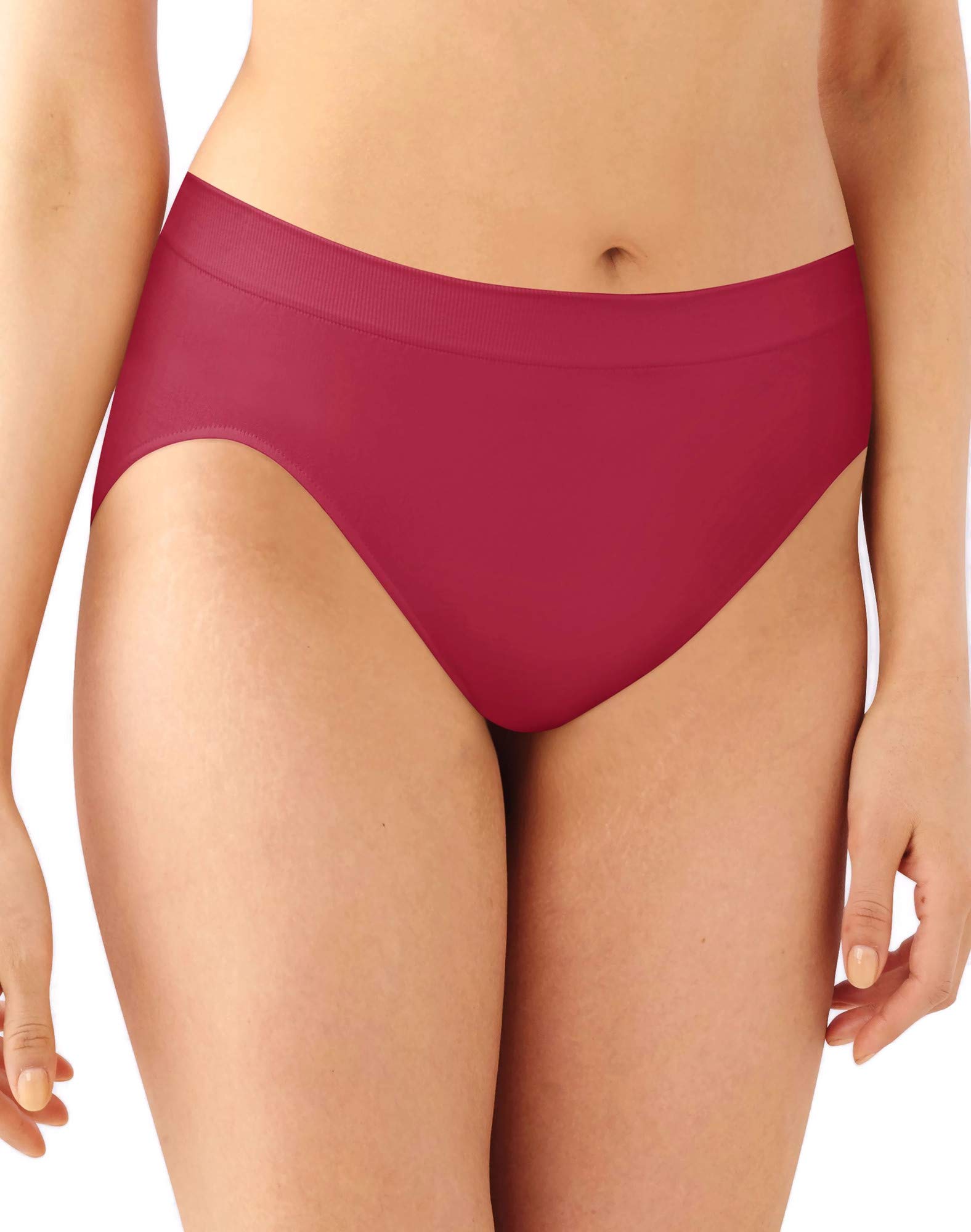 Women's Seamless Hi-cut Panty, Comfort Revolution Microfiber Brief, Full Coverage Underwear