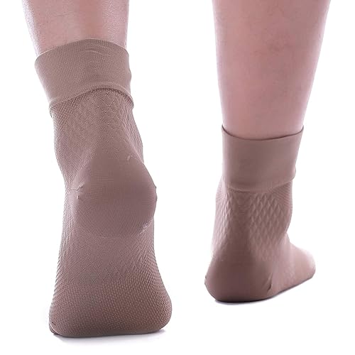 Miniatura 7 de Doc Miller Tobillera para mujeres y hombres, manga de compresión para pies, envoltura sin dedos y soporte para alivio del dolor, fascitis plantar,