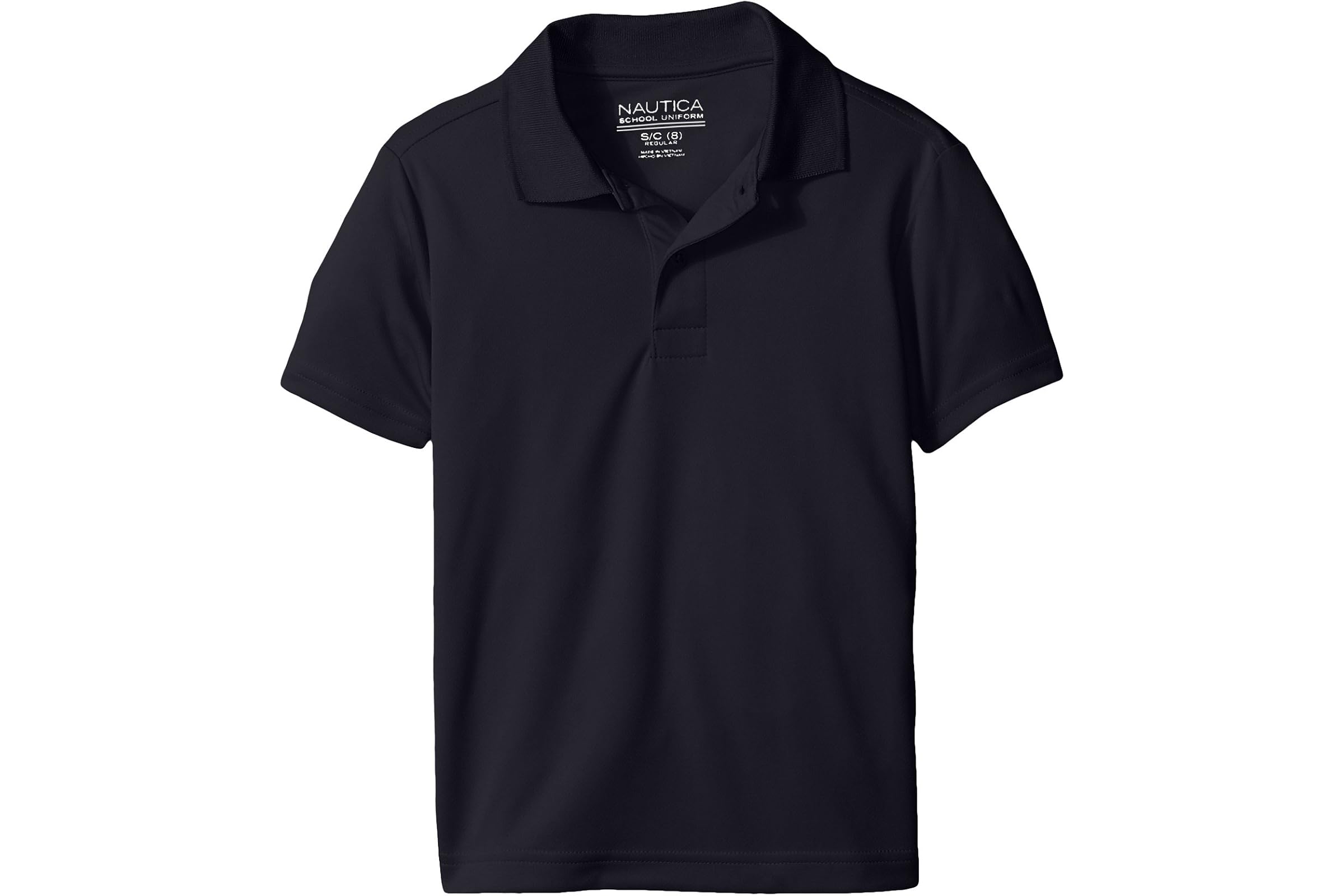 Мужская рубашка Nautica Kids Short Sleeve Performance Polo (Little Kids)