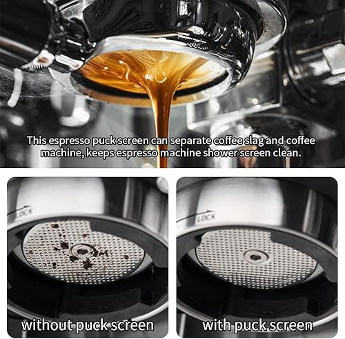 Miniatura 4 de Espresso Puck Screen choxila 1.7 Espesor 100m Filtro Finura Filtros Reutilizables Filtro de Café de Acero Inoxidable Disco Disco Disco Pantalla de