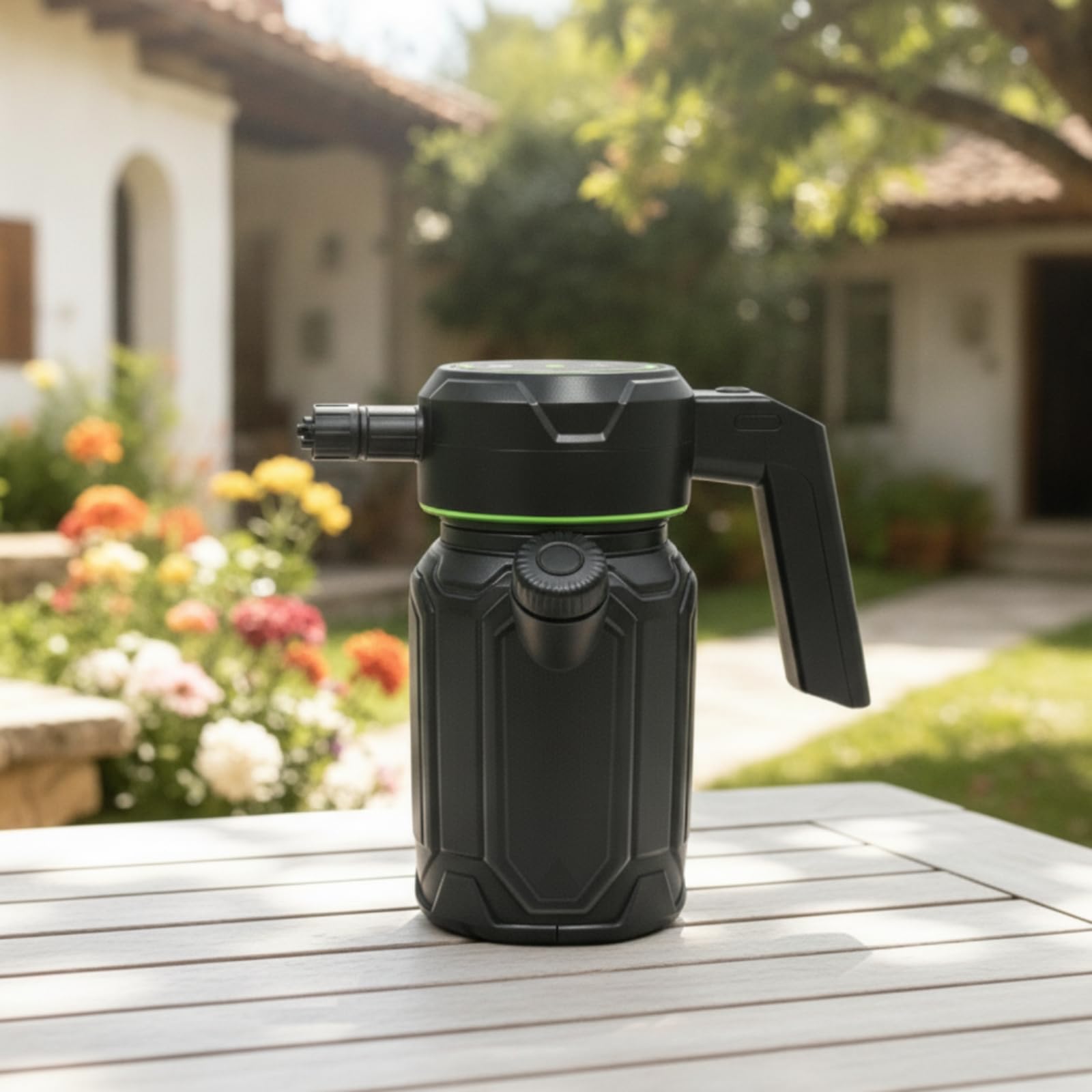 Elektrischer Schaumsprüher Elektrisch Akkusprüher mit Schaumdüse Akkubetrieben Elektrischer Sprüher für Autoliebhaber