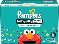Vista 15 de Pañales Pampers - Baby Dry - Talla 6, 112 unidades, Pañal Desechable Absorbente para Bebé (El Empaque Puede Variar)