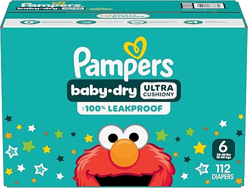 Miniatura 16 de Pañales Pampers - Baby Dry - Talla 6, 112 unidades, Pañal Desechable Absorbente para Bebé (El Empaque Puede Variar)