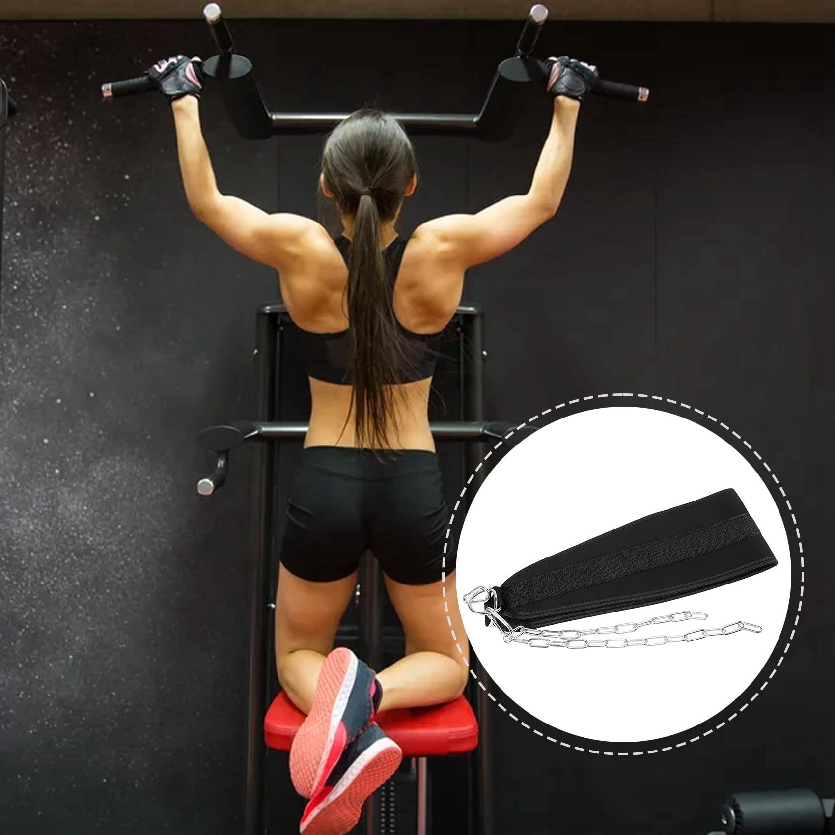 Cintura per immersione per allenamento per la forza di squat