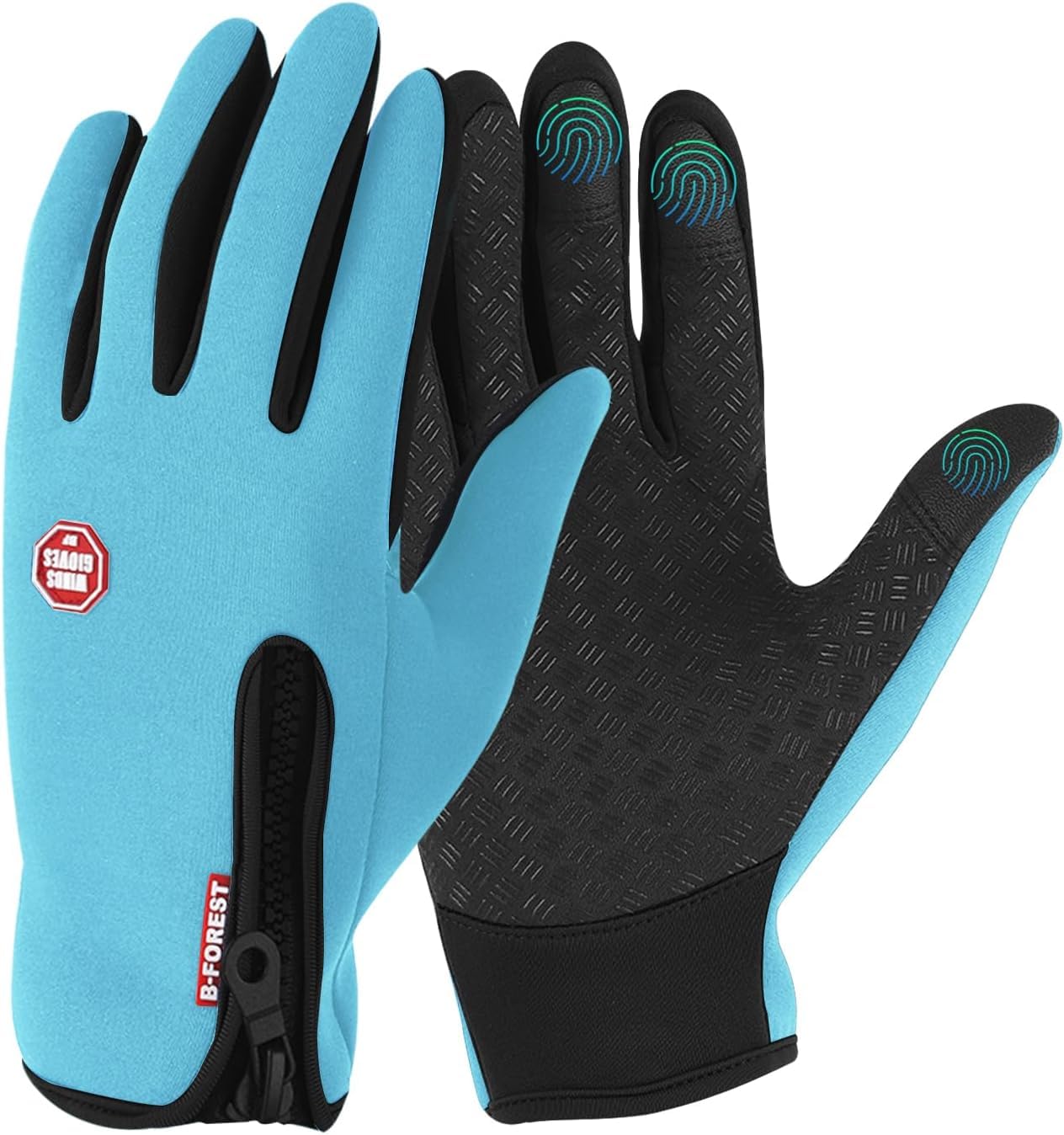 Winter Thermal Gloves For Cycling Bike Riding Driving Golf Netball Touchscreen Windproof Anti-Slip Warm Handwear Men Women Ladies Gloves For Outdoor