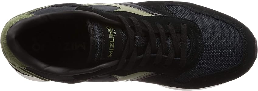 Amazon | [ミズノ] スニーカー GV87 メンズ ブラック×カーキ 26.5 cm