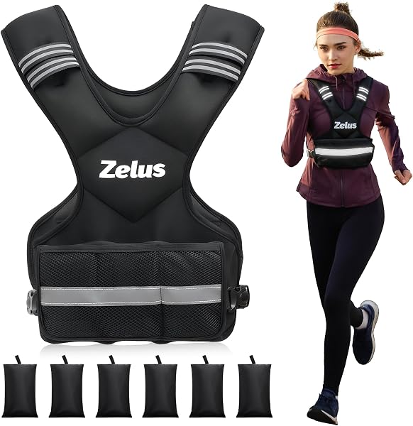 ZELUS FWV5KG Gewichtsvest verstelbaar van 0,5-10,5 kg