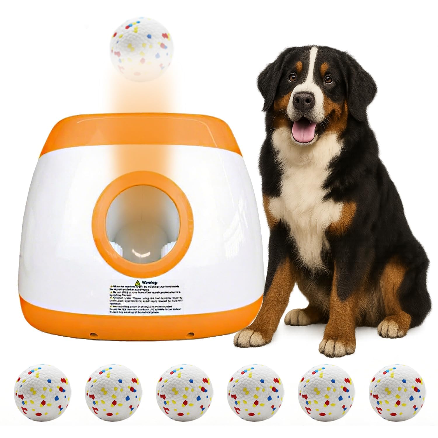 Lanceur de balle automatique avec télécommande pour chien, distance de projection réglable pour jouer en plein air