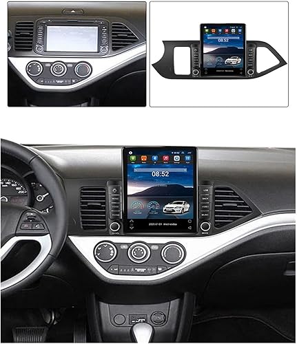 Miniatura 3 de Android 11 - Reproductor de video multimedia de radio de coche con pantalla vertical compatible con KIA Picanto Morning 2011-2016 GPS unidad