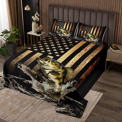 Miniatura 5 de Juego de edredón de 3 piezas para niños, niñas, adultos, decoración de habitación, para amantes del café, 2 fundas de almohada, tamaño Queen, diseño