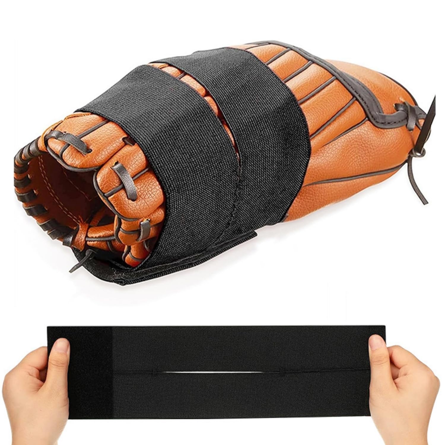 Élastique Enveloppe de Gants de Softball, Sangles Élastiques pour Gants de Softball, Sangle de Gant de Baseball, Maintient Rapidement la Poche Formée, Facile à Mettre et à Enlever Cadeaux D'athlète