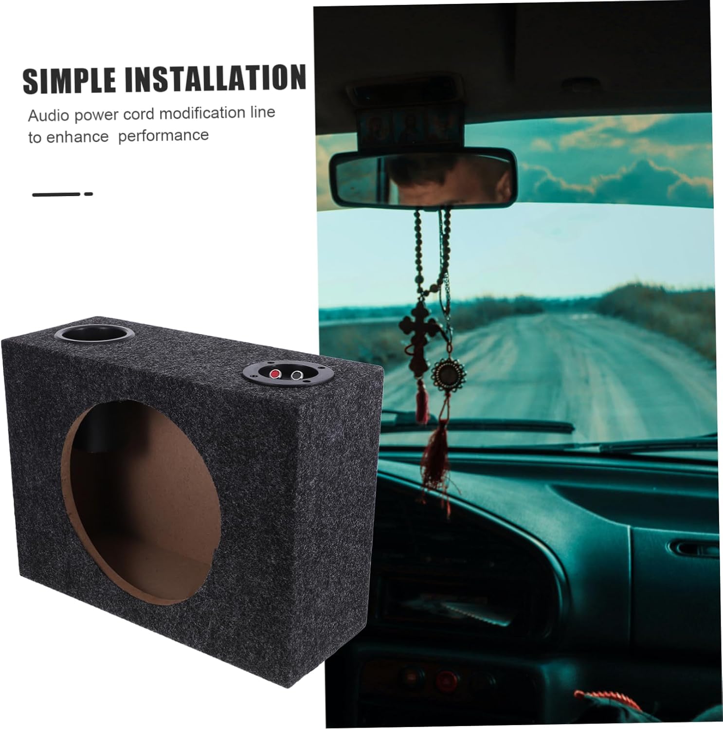 Vehicle Subwoofer Enclosure Design for Enhanced Audio Performance Lightweight and Easy to Install Sub Box for